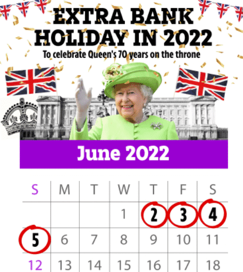 Jubilee Bank Holiday